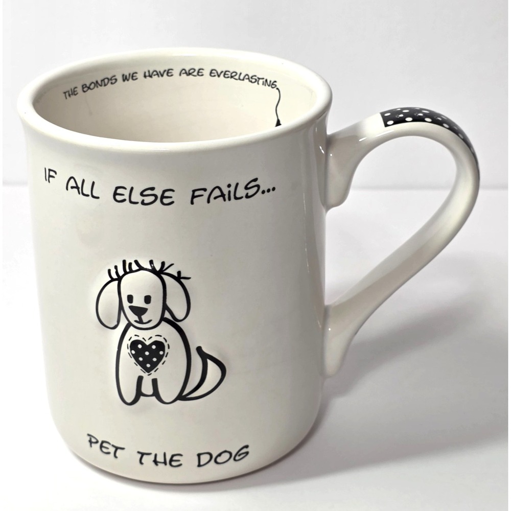 Children of the Inner Light Enesco Dog Lover‎ Ceramic Mug Signed by Marci 2014